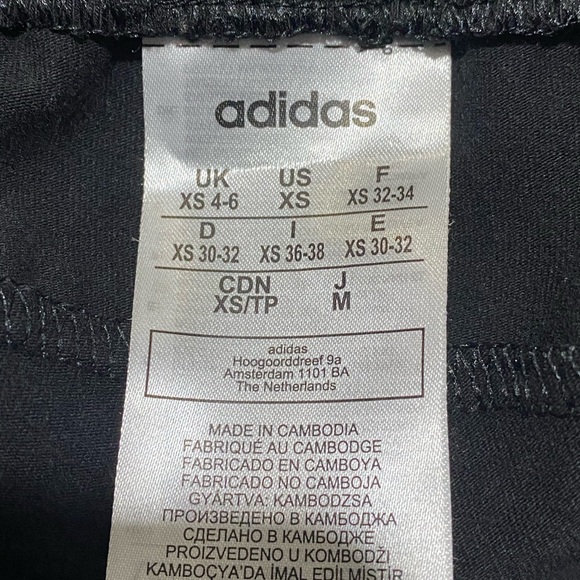 Adidas Track Suit set with hoody black/white xsmall/small - Picture 11 of 12